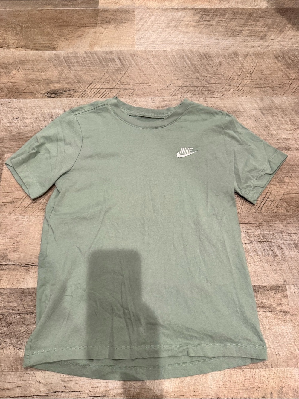 Nike Kids Light Sage Green Short Sleeve Tee